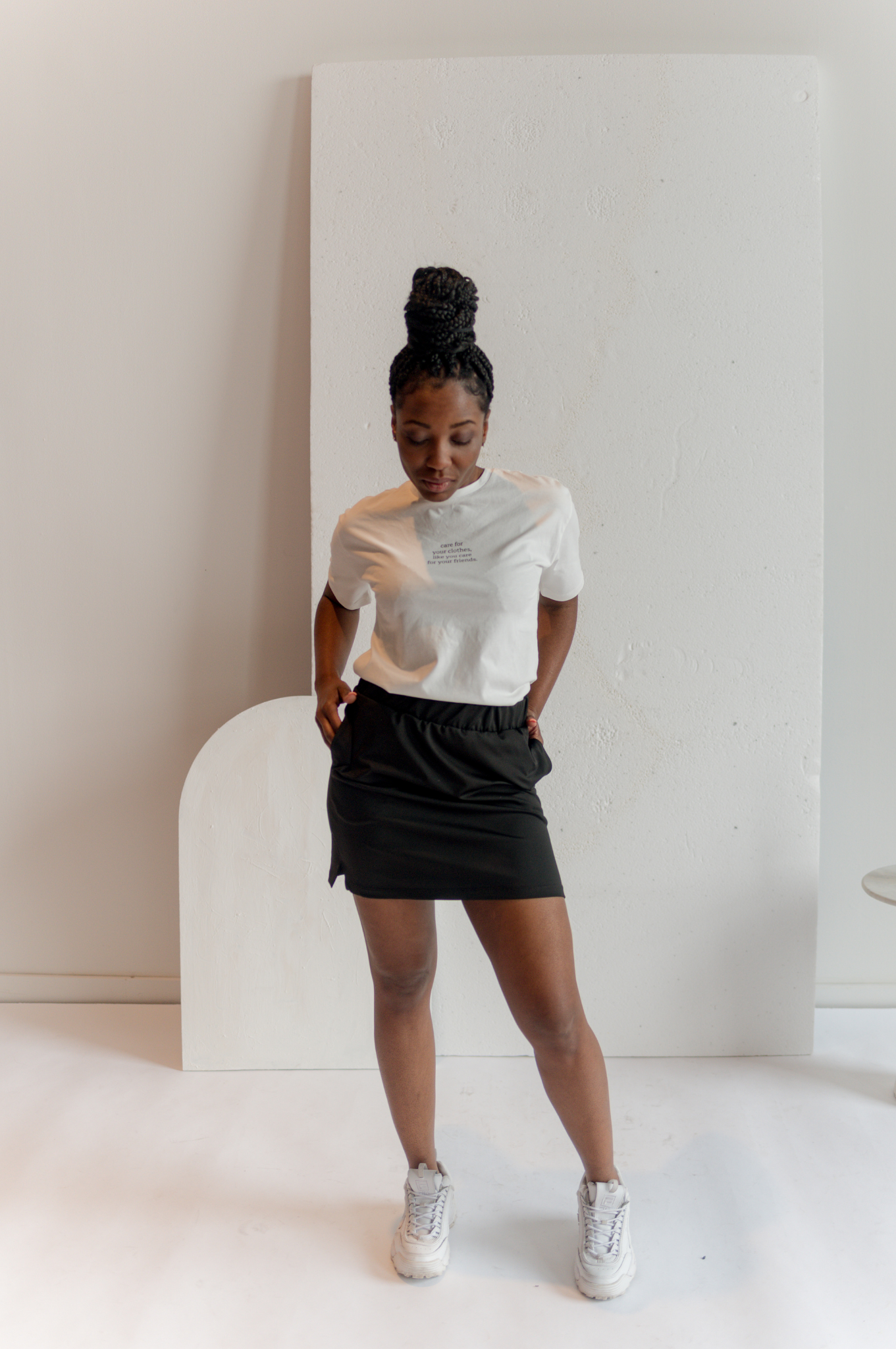 W) G/Fore Mini Stars Tech Jersey A-Line Skort Snow W) G/Fore Mini Stars Tech Jersey A-Line Skort Snow