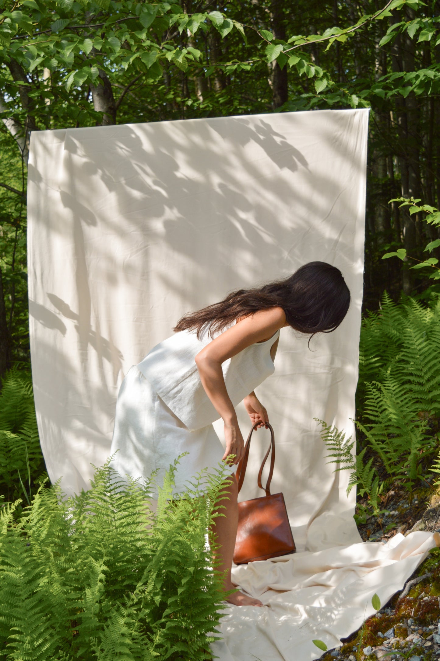 Solina - Camisole ivoire réversible