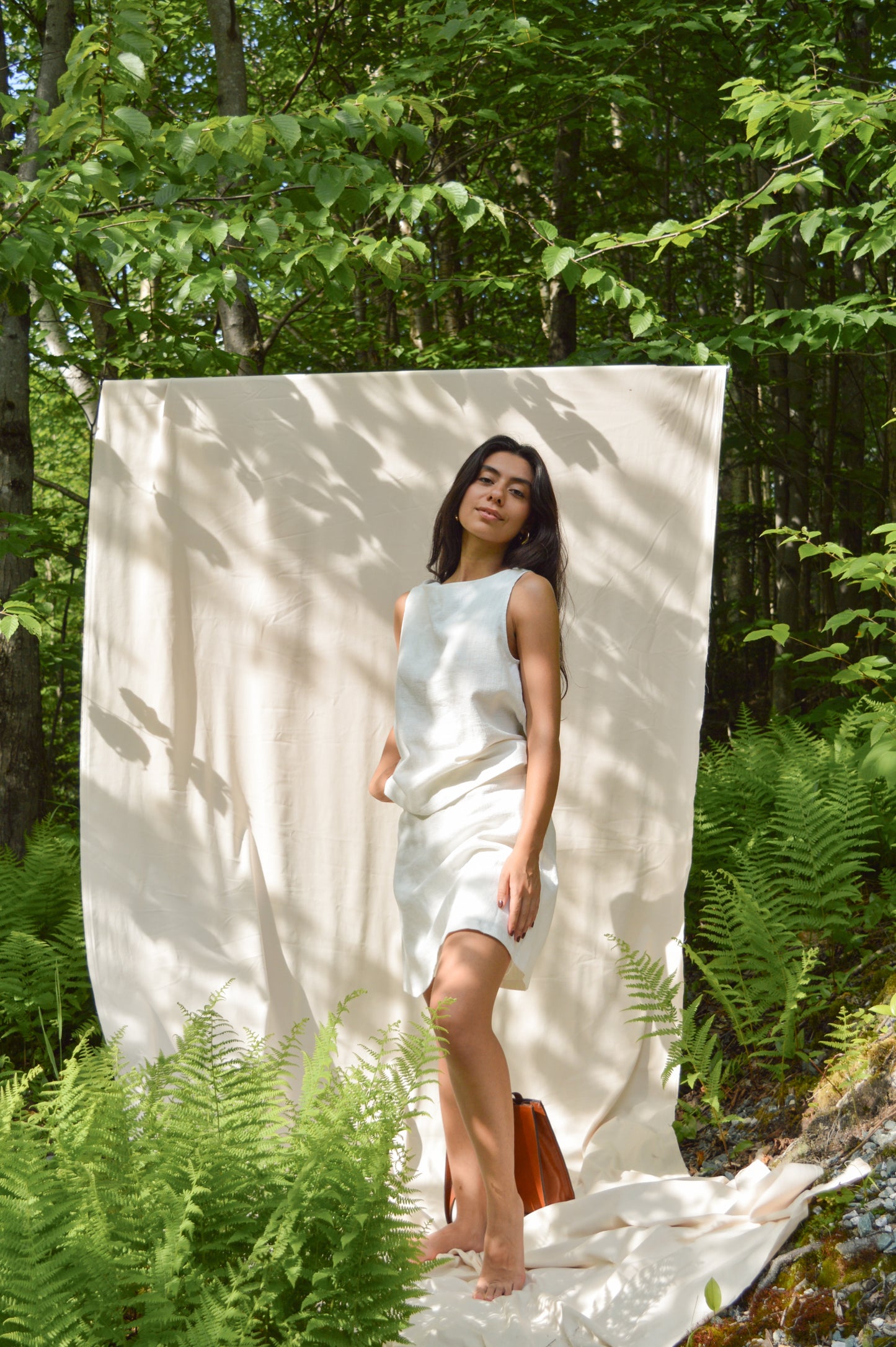 Solina - Camisole ivoire réversible