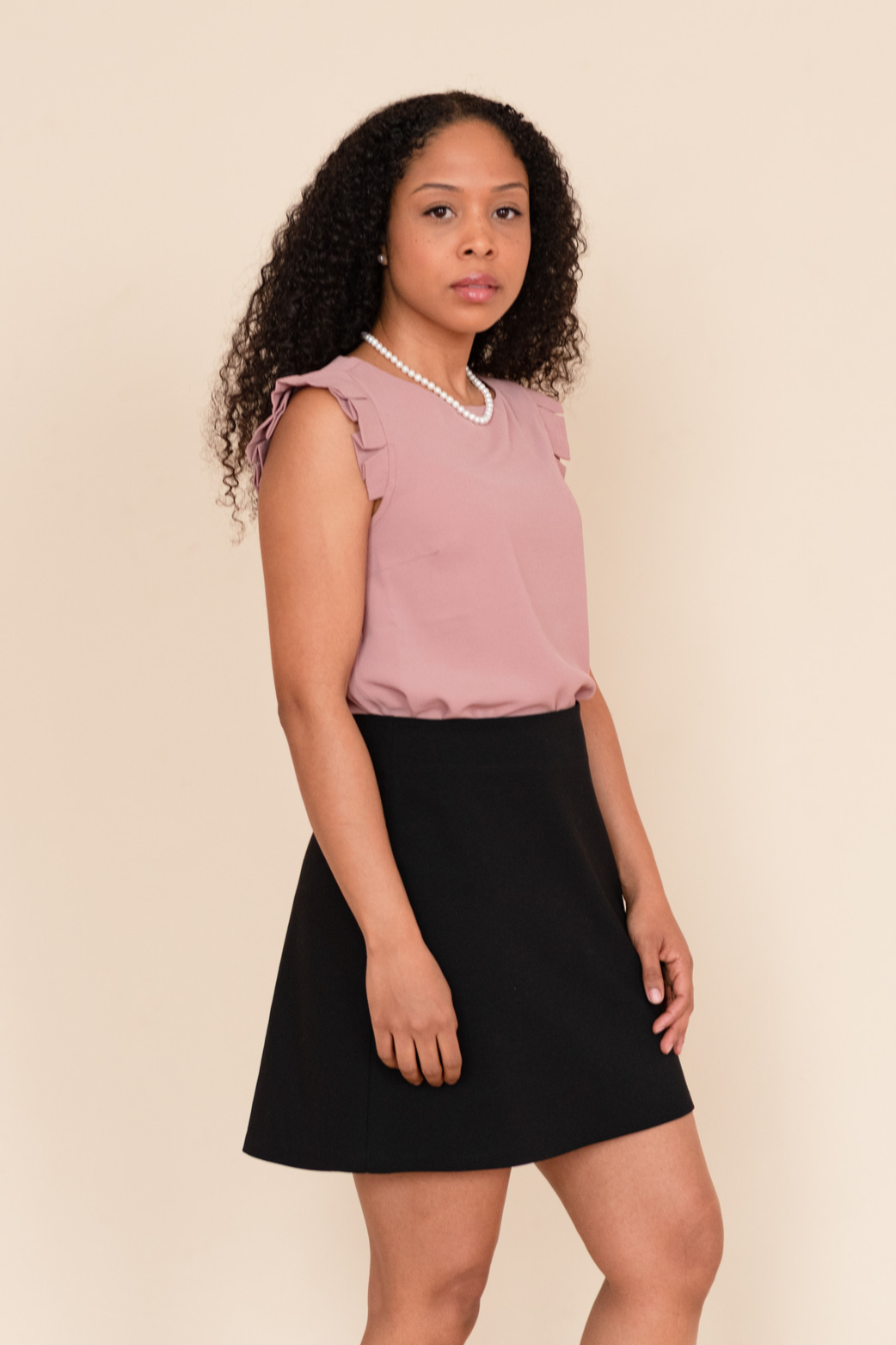 Timeless - Black A-line skirt